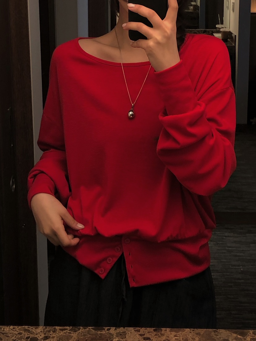 ONDO-P韓國直郵女士新款26春夏休閑推薦熱賣真品針織衫紐扣ONDO-P針織衫