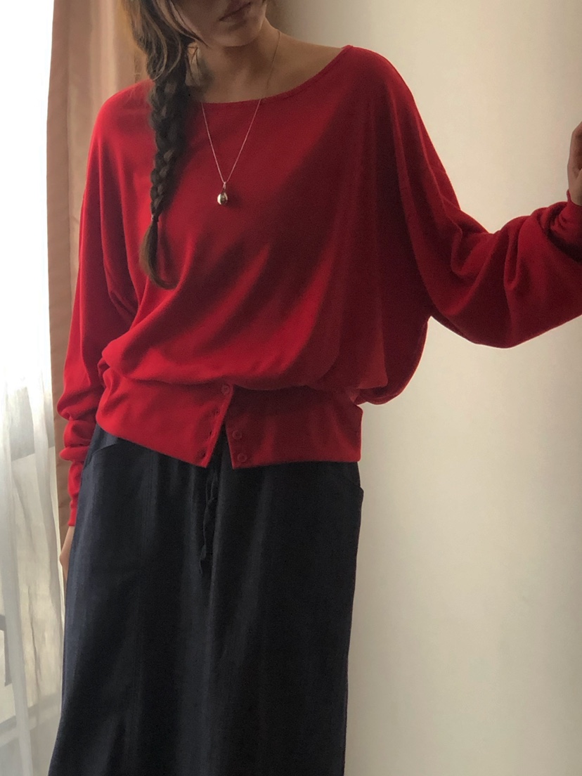 ONDO-P韓國直郵女士新款26春夏休閑推薦熱賣真品針織衫紐扣ONDO-P針織衫圖色1