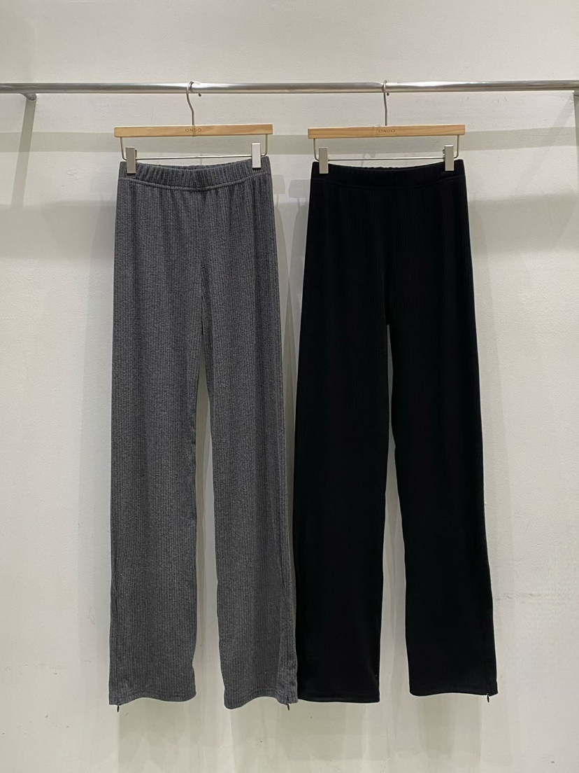 ONDO-P韓國代購女士新品熱賣26春夏人氣職業休閑休閑褲拉鏈ONDO-P休閑褲