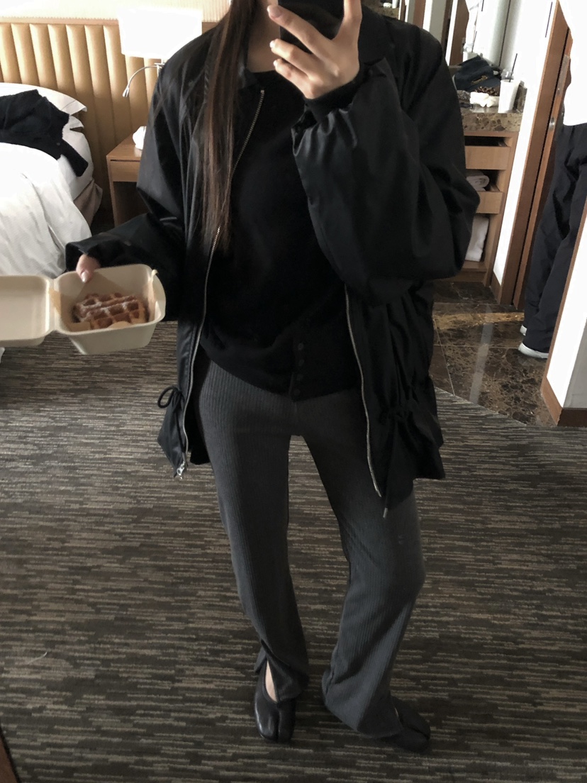 ONDO-P韓國代購女士新品熱賣26春夏人氣職業休閑休閑褲拉鏈ONDO-P休閑褲