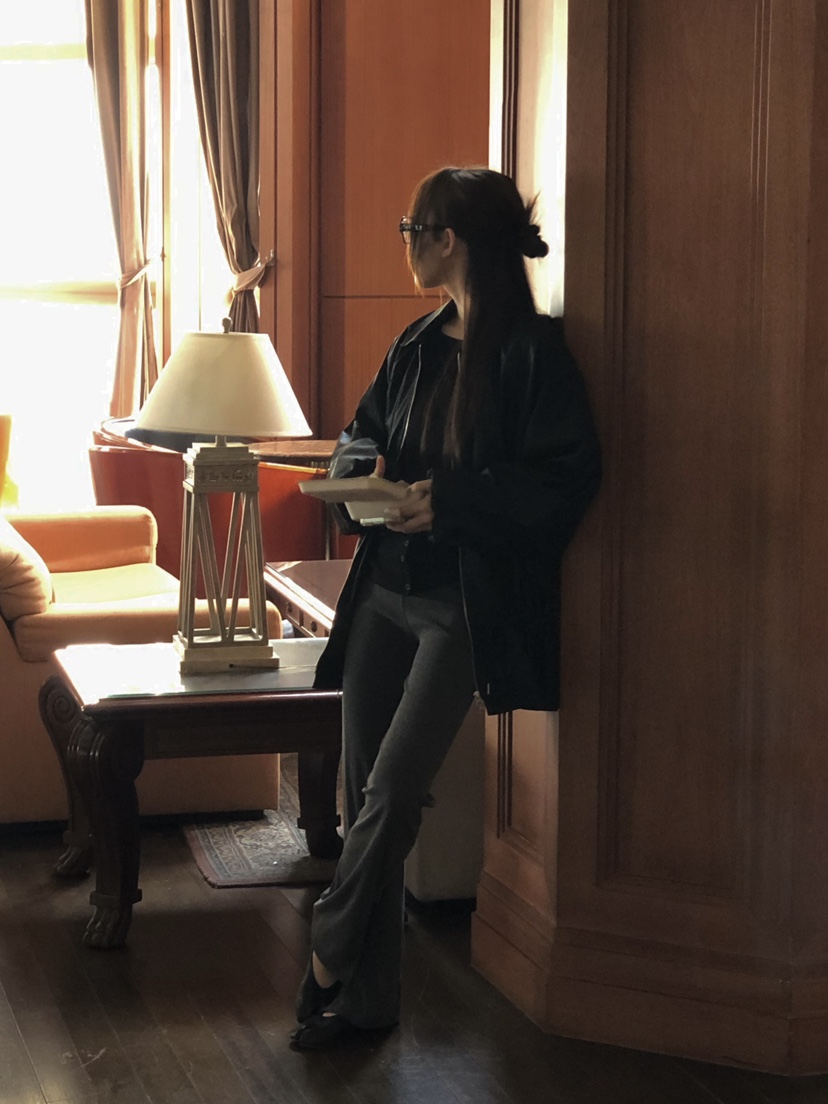 ONDO-P韓國代購女士新品熱賣26春夏人氣職業休閑休閑褲拉鏈ONDO-P休閑褲