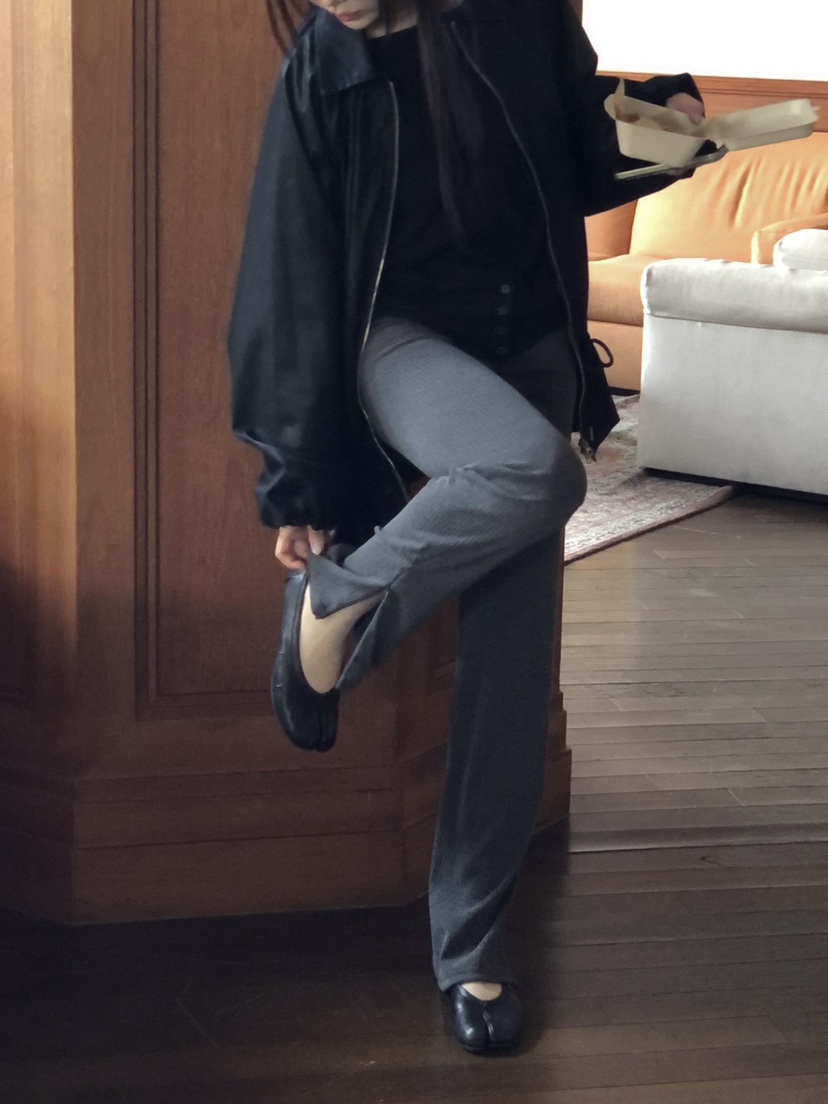 ONDO-P韓國代購女士新品熱賣26春夏人氣職業休閑休閑褲拉鏈ONDO-P休閑褲