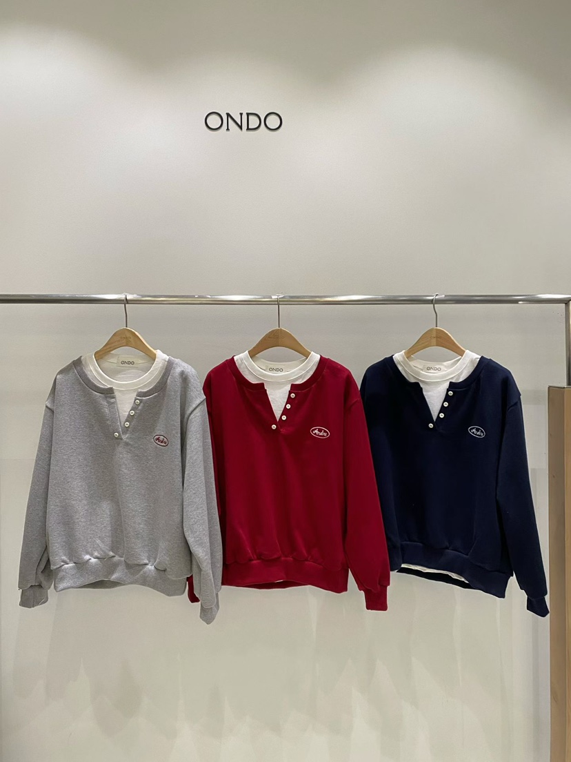 ONDO-P東大門代購女士新款26春夏人氣推薦休閑熱賣時尚衛衣ONDO-P衛衣