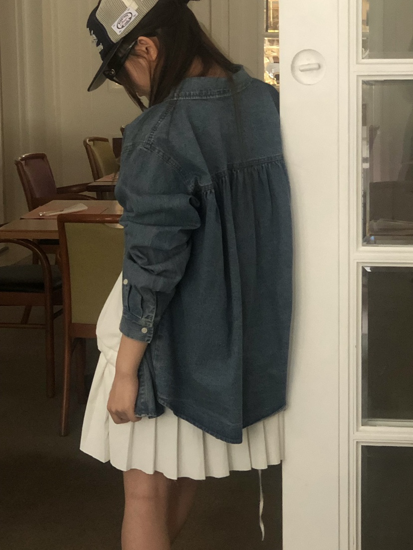 ONDO-P東大門代購女裝新款休閑推薦職業真品襯衫蕾絲衫褶皺ONDO-P襯衫/蕾絲衫