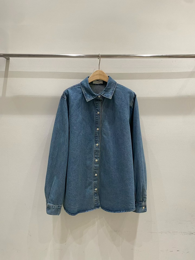 ONDO-P東大門代購女裝新款休閑推薦職業真品襯衫蕾絲衫褶皺ONDO-P襯衫/蕾絲衫圖色1