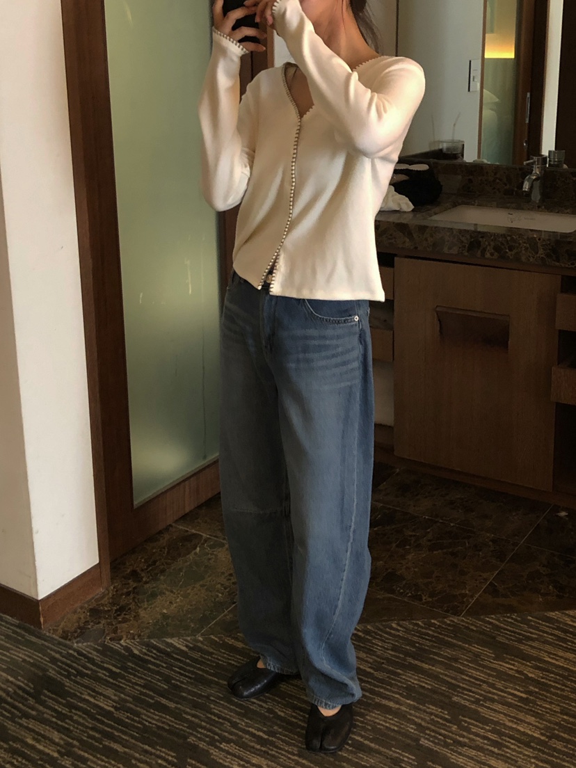 ONDO-P東大門代購女裝新品休閑真品26春夏人氣職業牛仔褲ONDO-P牛仔褲