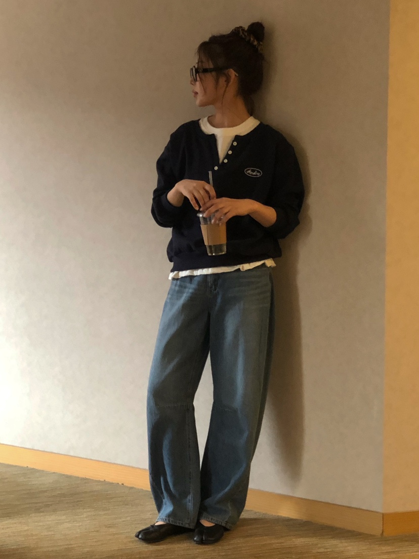 ONDO-P東大門代購女裝新品休閑真品26春夏人氣職業牛仔褲ONDO-P牛仔褲