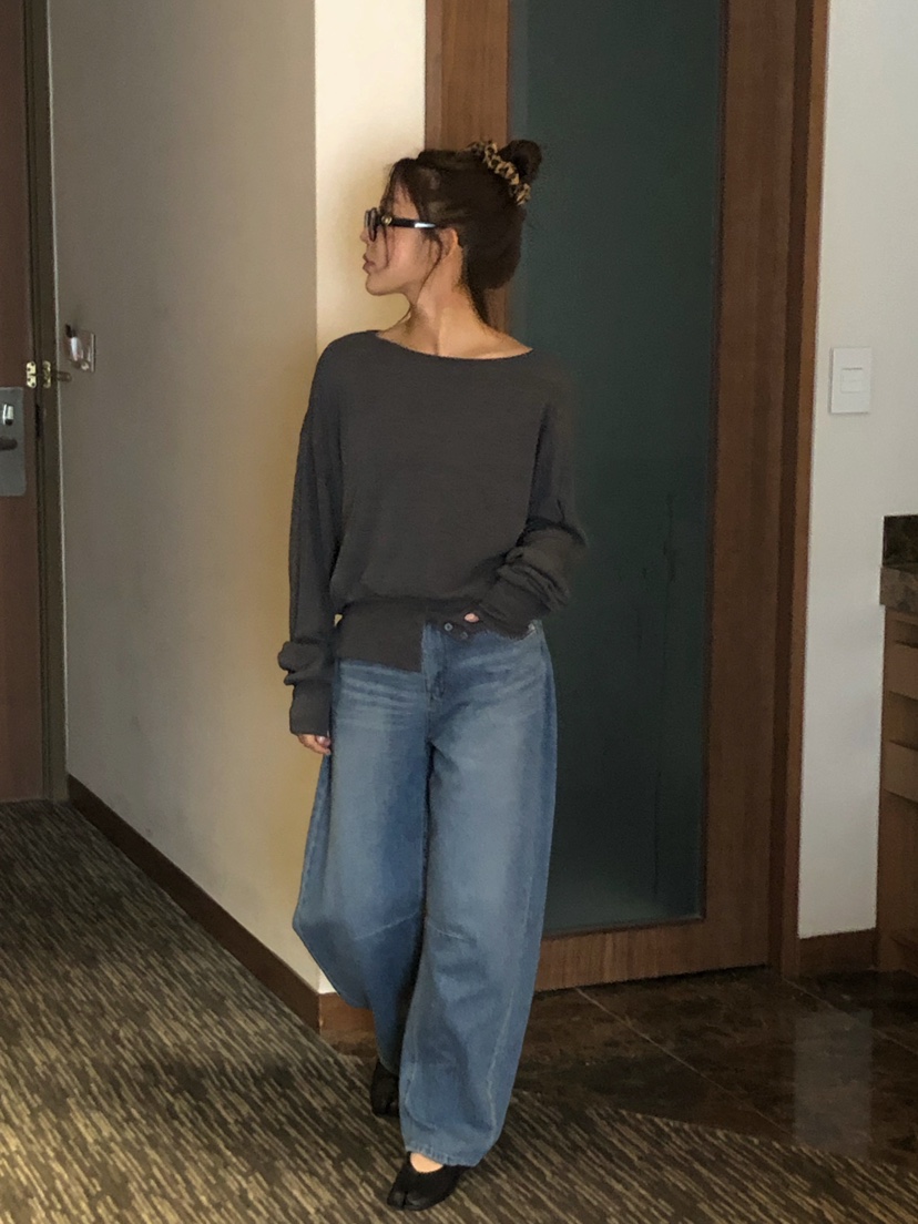 ONDO-P東大門代購女裝新品休閑真品26春夏人氣職業牛仔褲ONDO-P牛仔褲