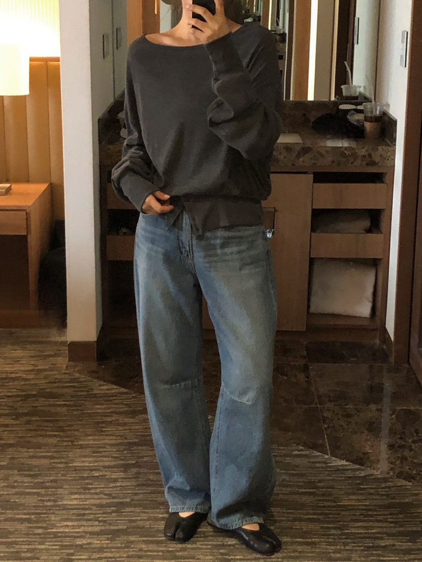 ONDO-P東大門代購女裝新品休閑真品26春夏人氣職業牛仔褲ONDO-P牛仔褲