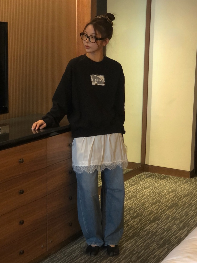 ONDO-P東大門代購女裝新品休閑真品26春夏人氣職業牛仔褲ONDO-P牛仔褲