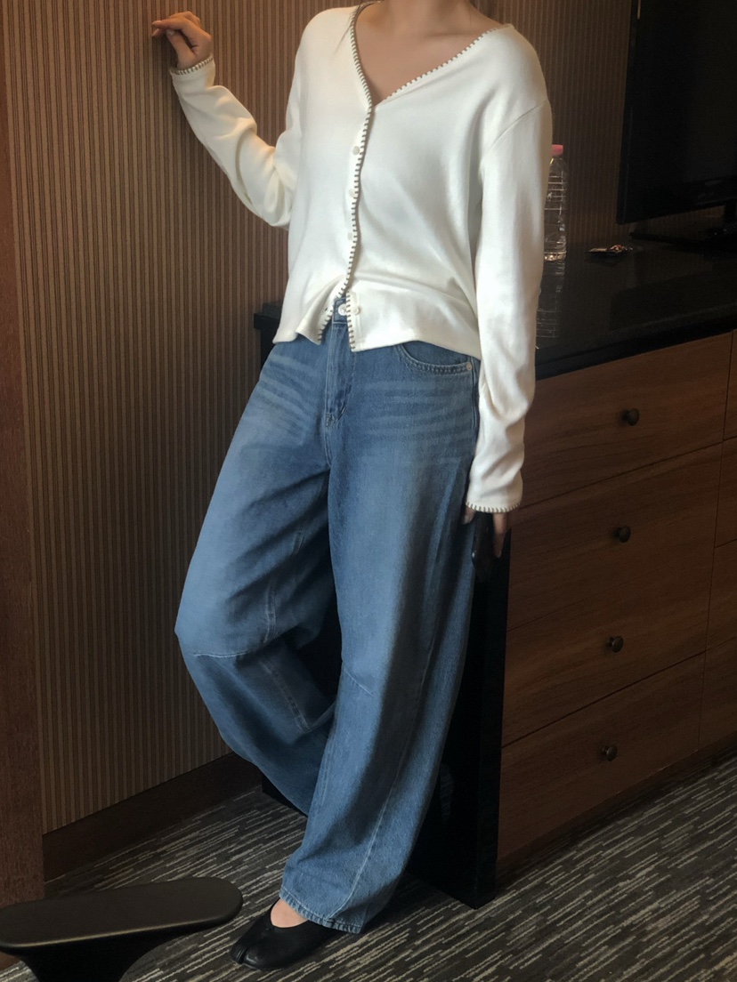 ONDO-P東大門代購女裝新品休閑真品26春夏人氣職業牛仔褲ONDO-P牛仔褲