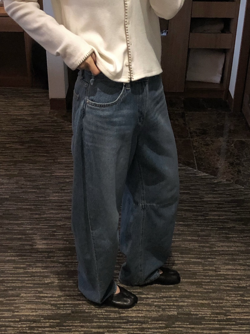 ONDO-P東大門代購女裝新品休閑真品26春夏人氣職業牛仔褲ONDO-P牛仔褲