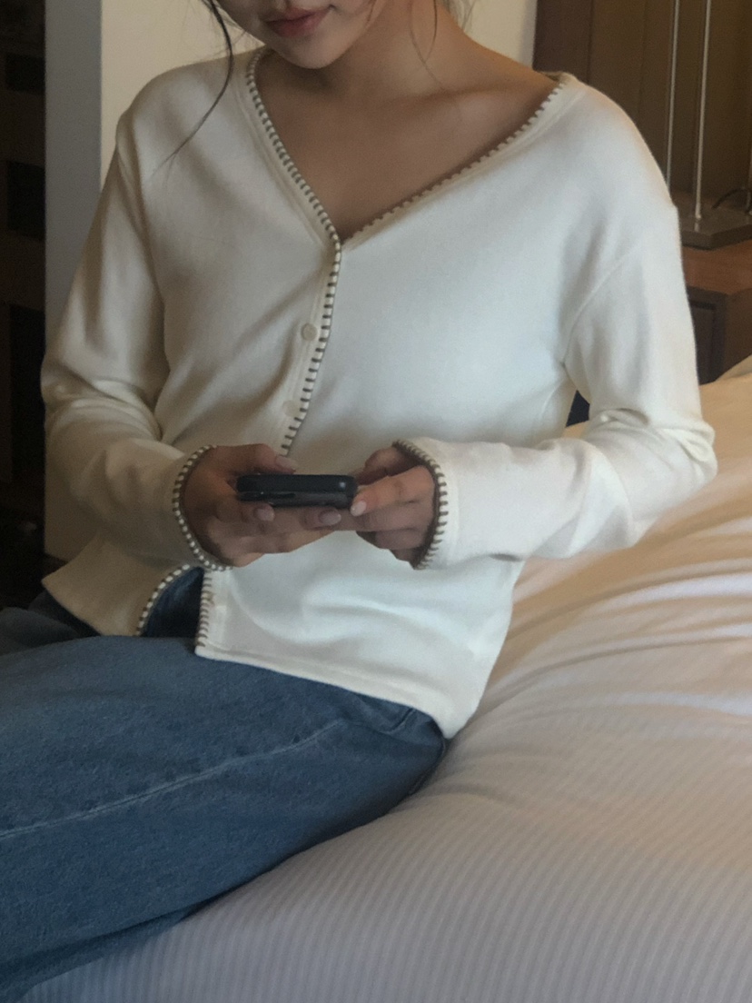 ONDO-P韓國直郵女士新品推薦熱賣26春夏時尚職業休閑針織衫ONDO-P針織衫