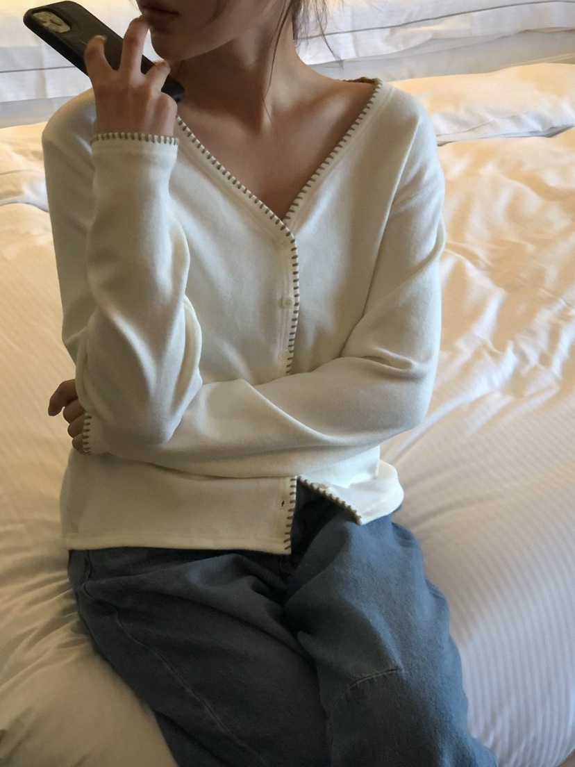 ONDO-P韓國直郵女士新品推薦熱賣26春夏時尚職業休閑針織衫ONDO-P針織衫