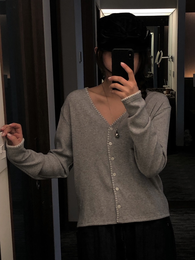 ONDO-P韓國直郵女士新品推薦熱賣26春夏時尚職業休閑針織衫ONDO-P針織衫