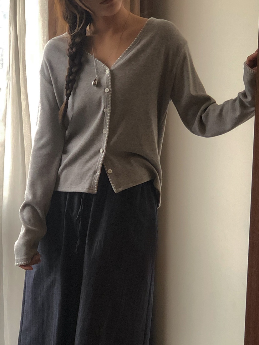 ONDO-P韓國直郵女士新品推薦熱賣26春夏時尚職業休閑針織衫ONDO-P針織衫