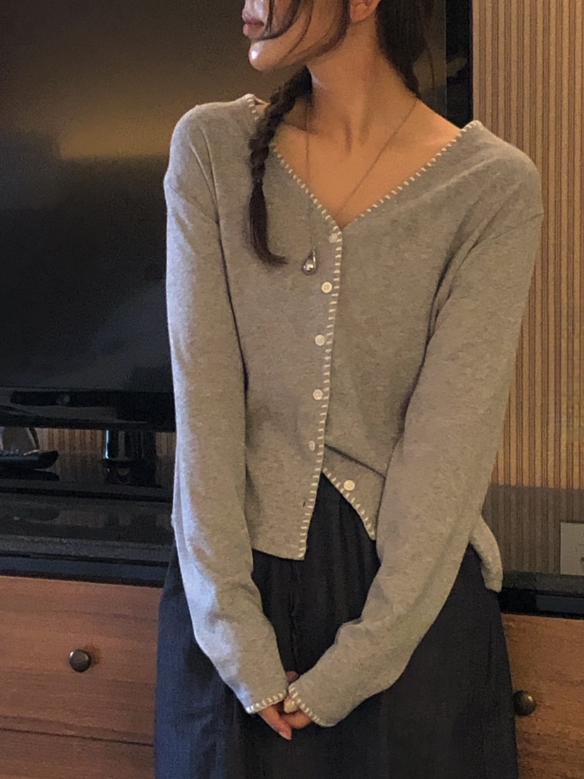 ONDO-P韓國直郵女士新品推薦熱賣26春夏時尚職業休閑針織衫ONDO-P針織衫