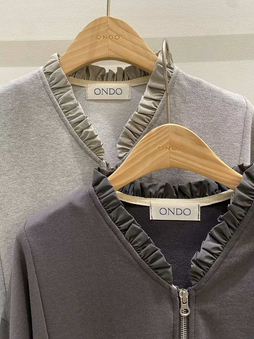 ONDO-P東大門直郵女裝新款時尚熱賣26春夏休閑夾克尼龍拉鏈ONDO-P夾克