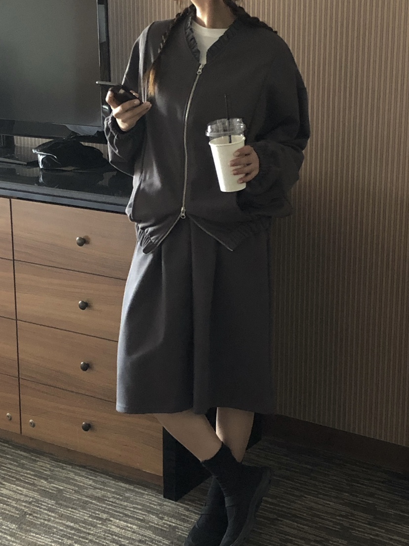 ONDO-P東大門直郵女裝新款時尚熱賣26春夏休閑夾克尼龍拉鏈ONDO-P夾克