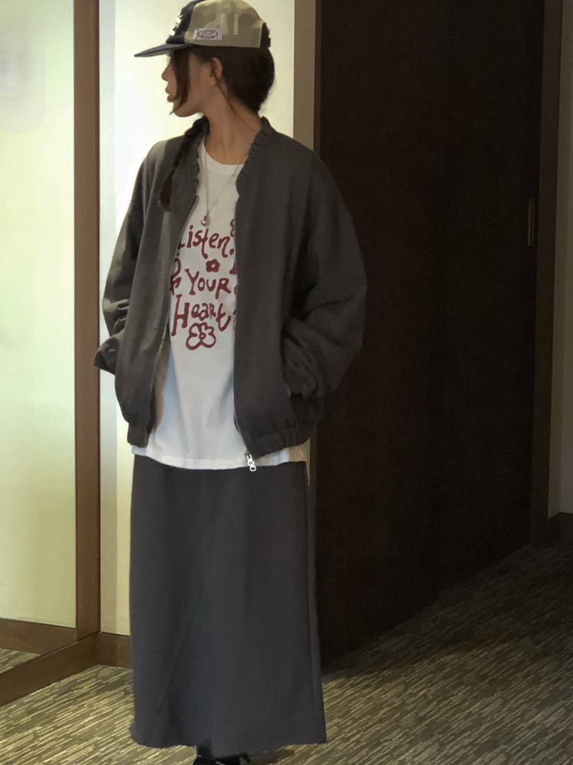 ONDO-P東大門直郵女裝新款時尚熱賣26春夏休閑夾克尼龍拉鏈ONDO-P夾克