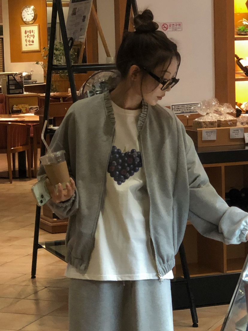 ONDO-P東大門直郵女裝新款時尚熱賣26春夏休閑夾克尼龍拉鏈ONDO-P夾克圖色2