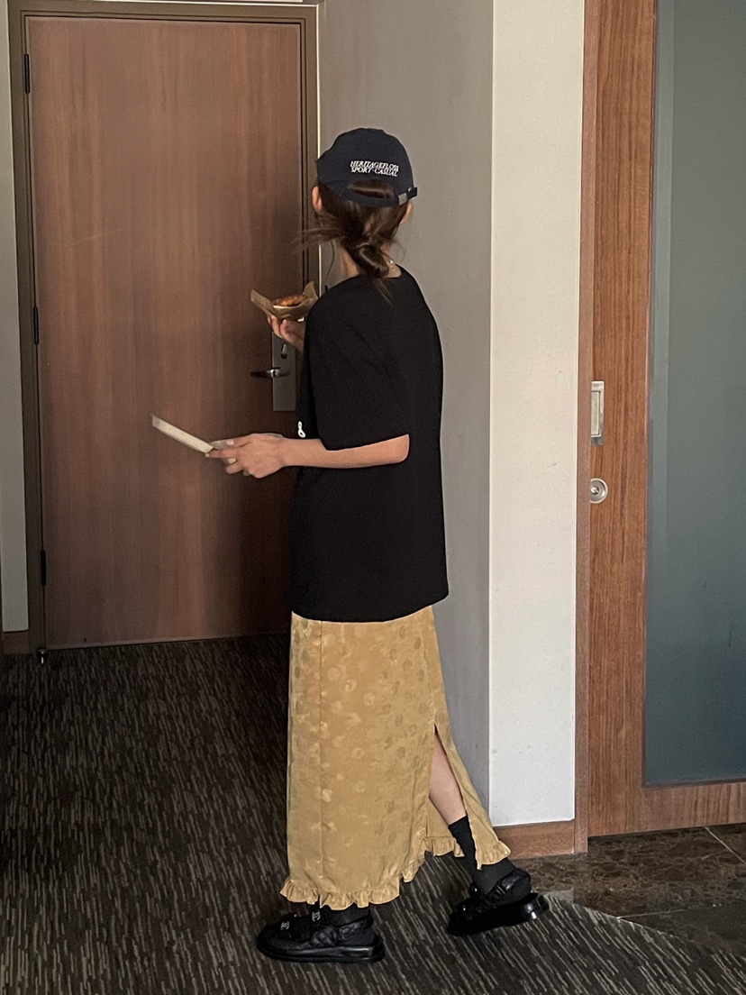 ONDO-P東大門實拍女士新品時尚26春夏熱賣人氣休閑職業長裙ONDO-P長裙