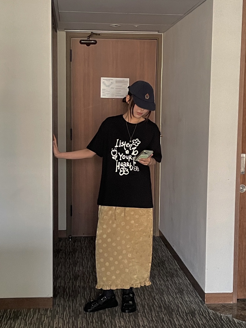 ONDO-P東大門實拍女士新品時尚26春夏熱賣人氣休閑職業長裙ONDO-P長裙