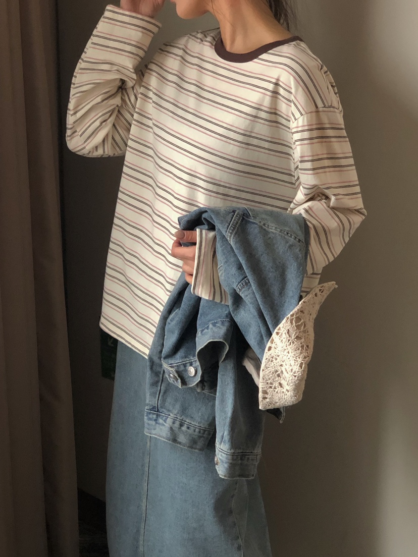 ONDO-P韓國代購女裝新款26春夏熱賣推薦人氣真品長袖T恤ONDO-P長袖T恤