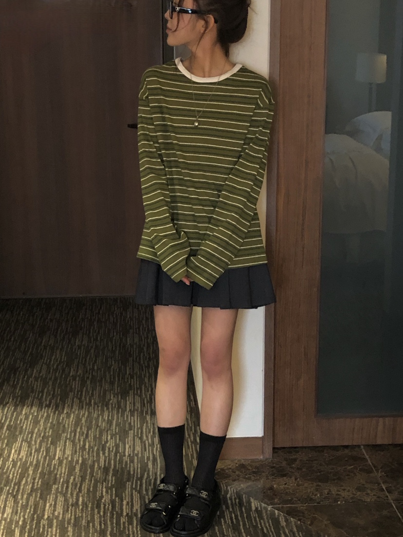 ONDO-P韓國代購女裝新款26春夏熱賣推薦人氣真品長袖T恤ONDO-P長袖T恤