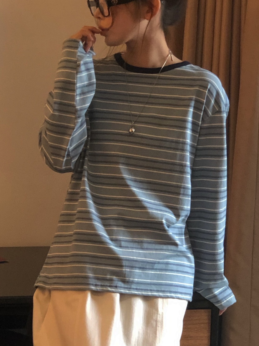 ONDO-P韓國代購女裝新款26春夏熱賣推薦人氣真品長袖T恤ONDO-P長袖T恤圖色2