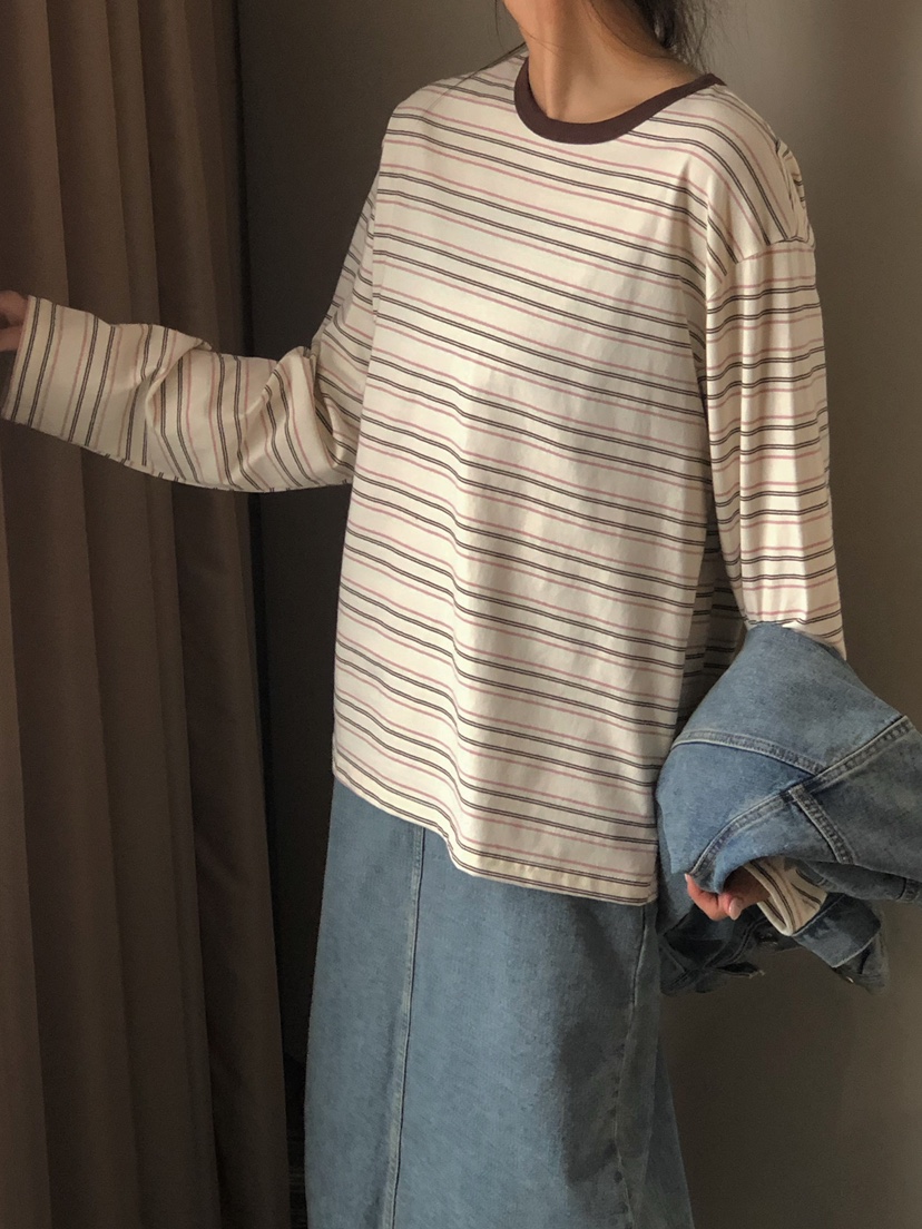 ONDO-P韓國代購女裝新款26春夏熱賣推薦人氣真品長袖T恤ONDO-P長袖T恤圖色3