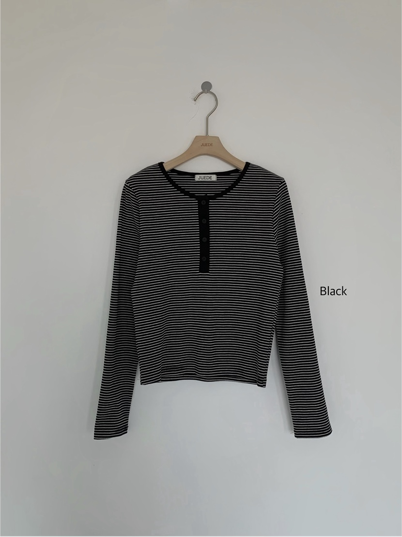 JUEDE東大門代購女士新品休閑長袖T恤JUEDE長袖T恤圖色2