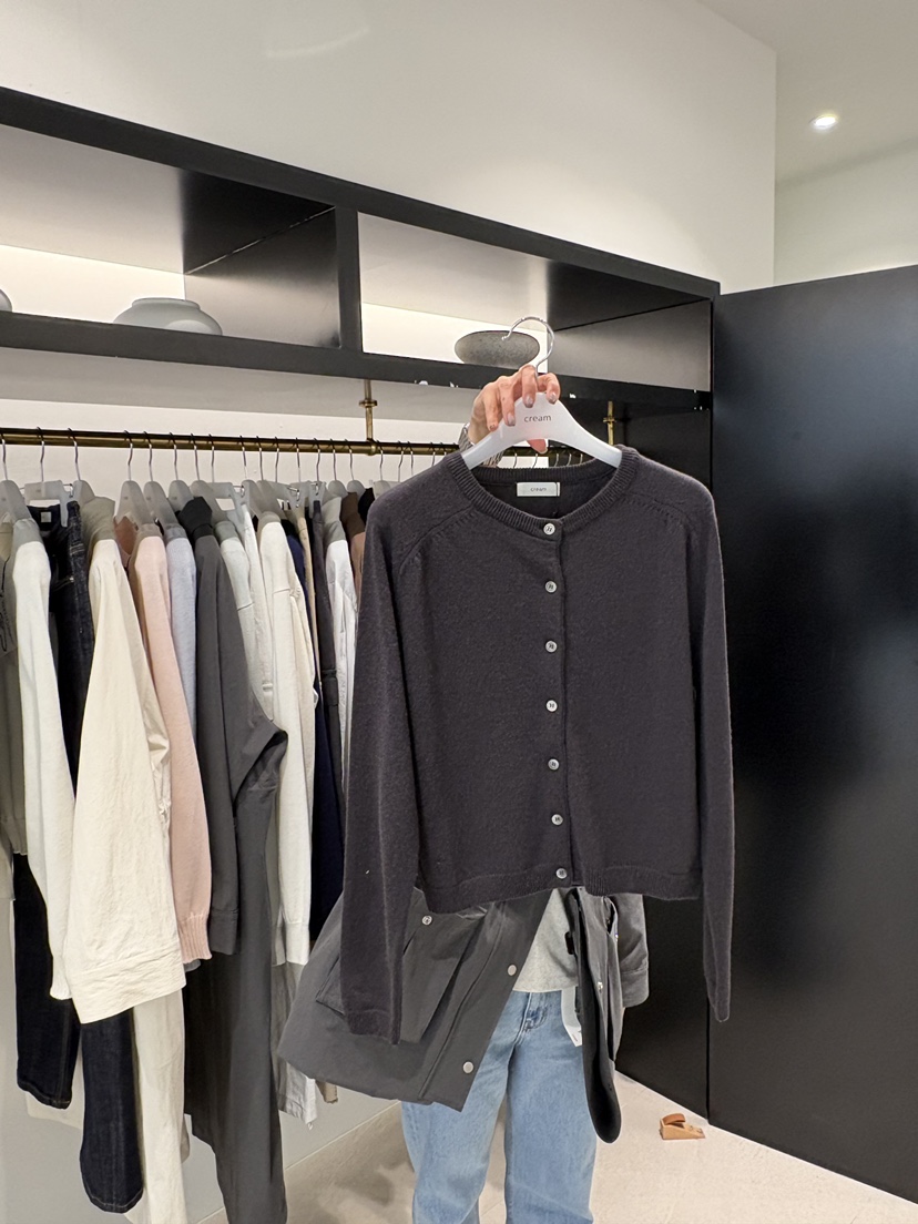 CREAM-P東大門直郵女士新款推薦熱賣職業休閑針織衫絲綢CREAM-P針織衫圖色3