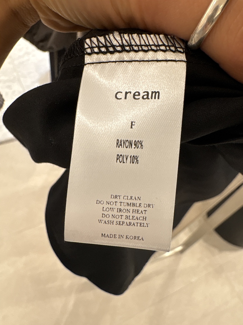 CREAM-P東大門實拍女裝新款真品26春夏推薦襯衫蕾絲衫口袋CREAM-P襯衫/蕾絲衫