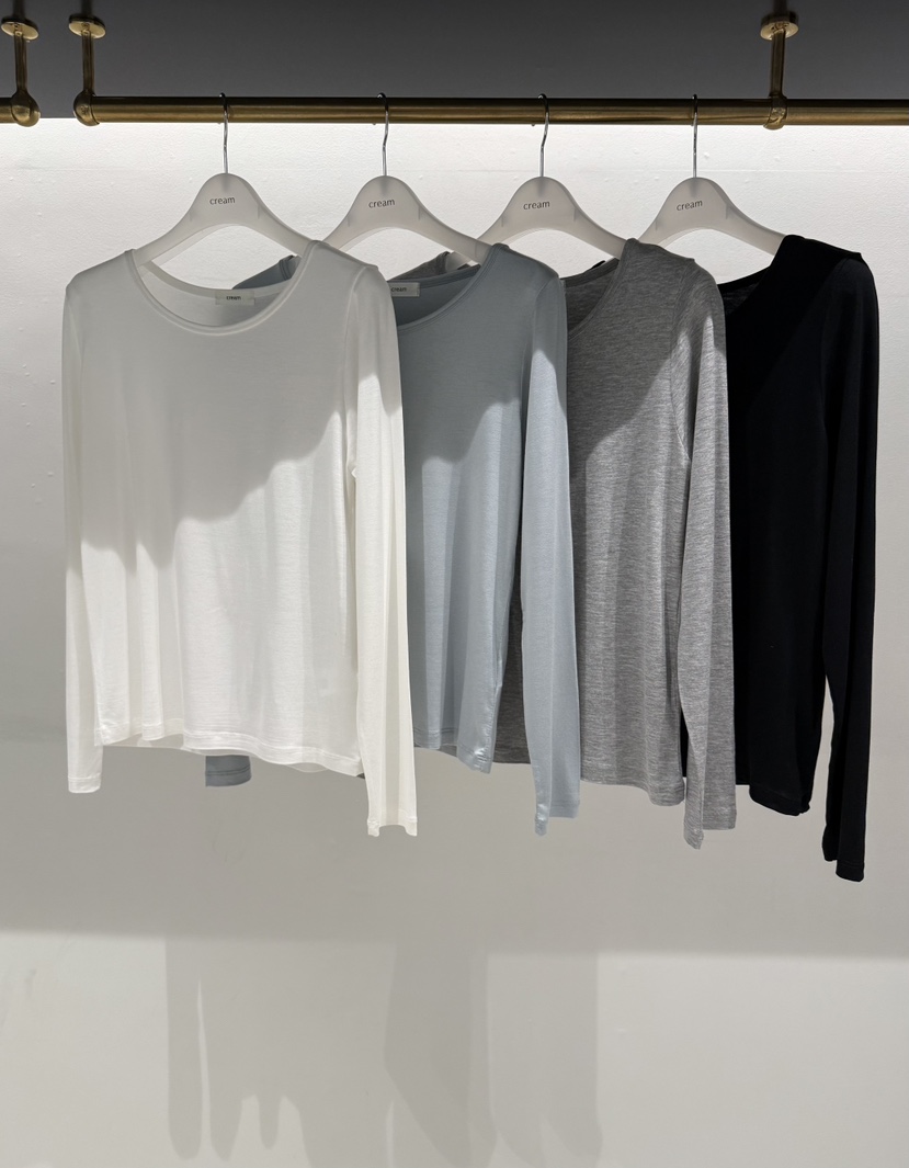 CREAM-P東大門直郵女裝新款26春夏時尚熱賣休閑推薦長袖T恤CREAM-P長袖T恤