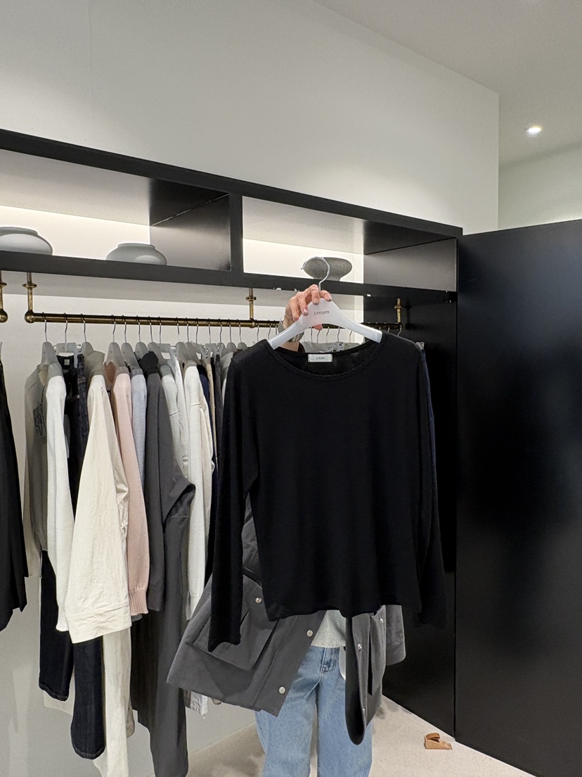 CREAM-P東大門直郵女裝新款26春夏時尚熱賣休閑推薦長袖T恤CREAM-P長袖T恤圖色4