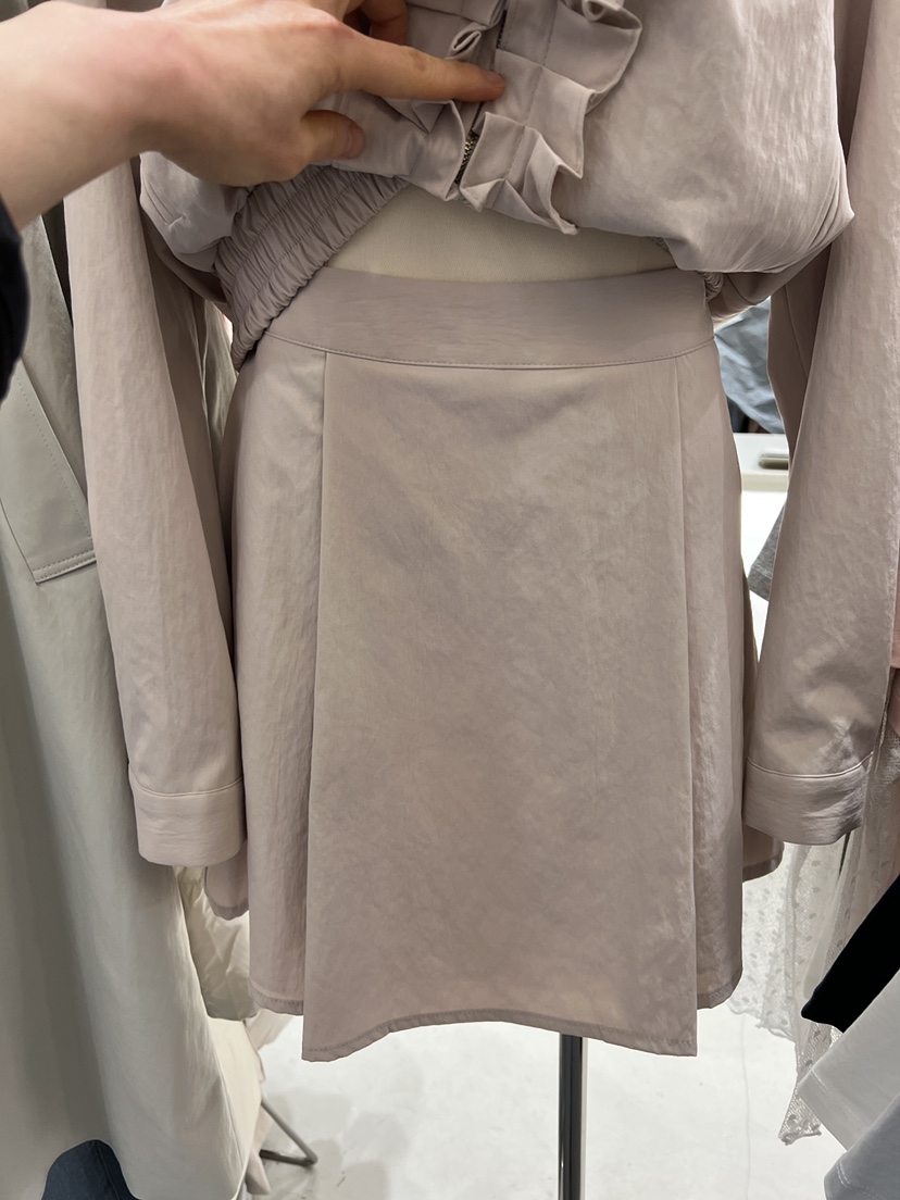 MARIE MARIE東大門代購女士新款26春夏時尚人氣短裙褶裥MARIE MARIE短裙圖色3