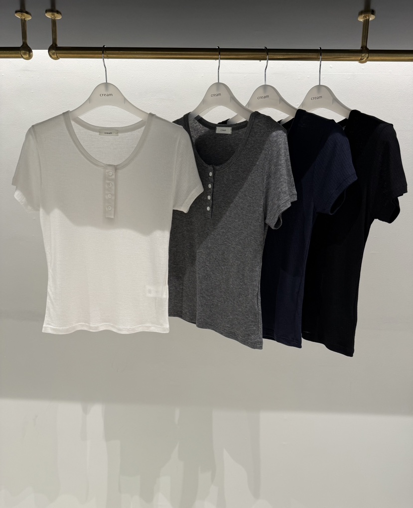CREAM-P韓國直郵女裝新品熱賣推薦休閑職業26春夏時尚T恤CREAM-PT恤