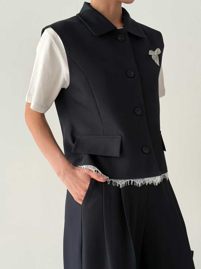 MARIE MARIE韓國直郵女裝新款時尚休閑職業熱賣人氣馬甲MARIE MARIE馬甲