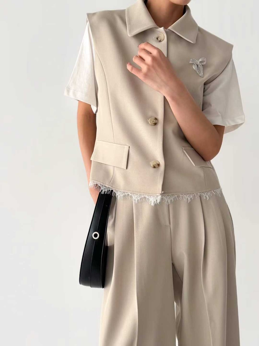 MARIE MARIE韓國直郵女裝新款時尚休閑職業熱賣人氣馬甲MARIE MARIE馬甲