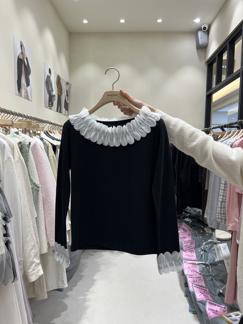 MARIE MARIE東大門實拍女士新款推薦熱賣時尚休閑長袖T恤MARIE MARIE長袖T恤圖色3