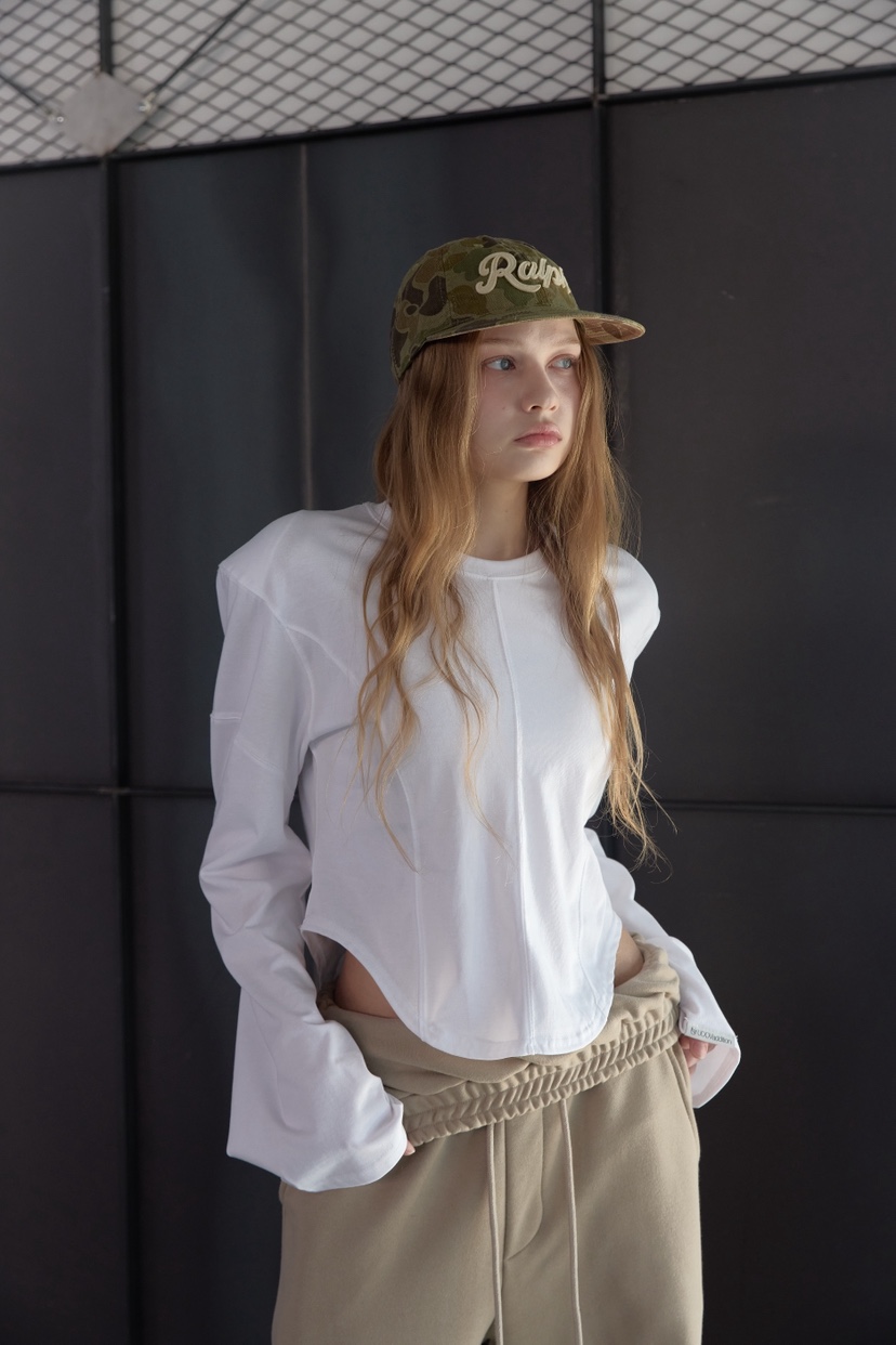 UOOV東大門實拍女士新款休閑26春夏人氣時尚真品職業長袖T恤UOOV長袖T恤