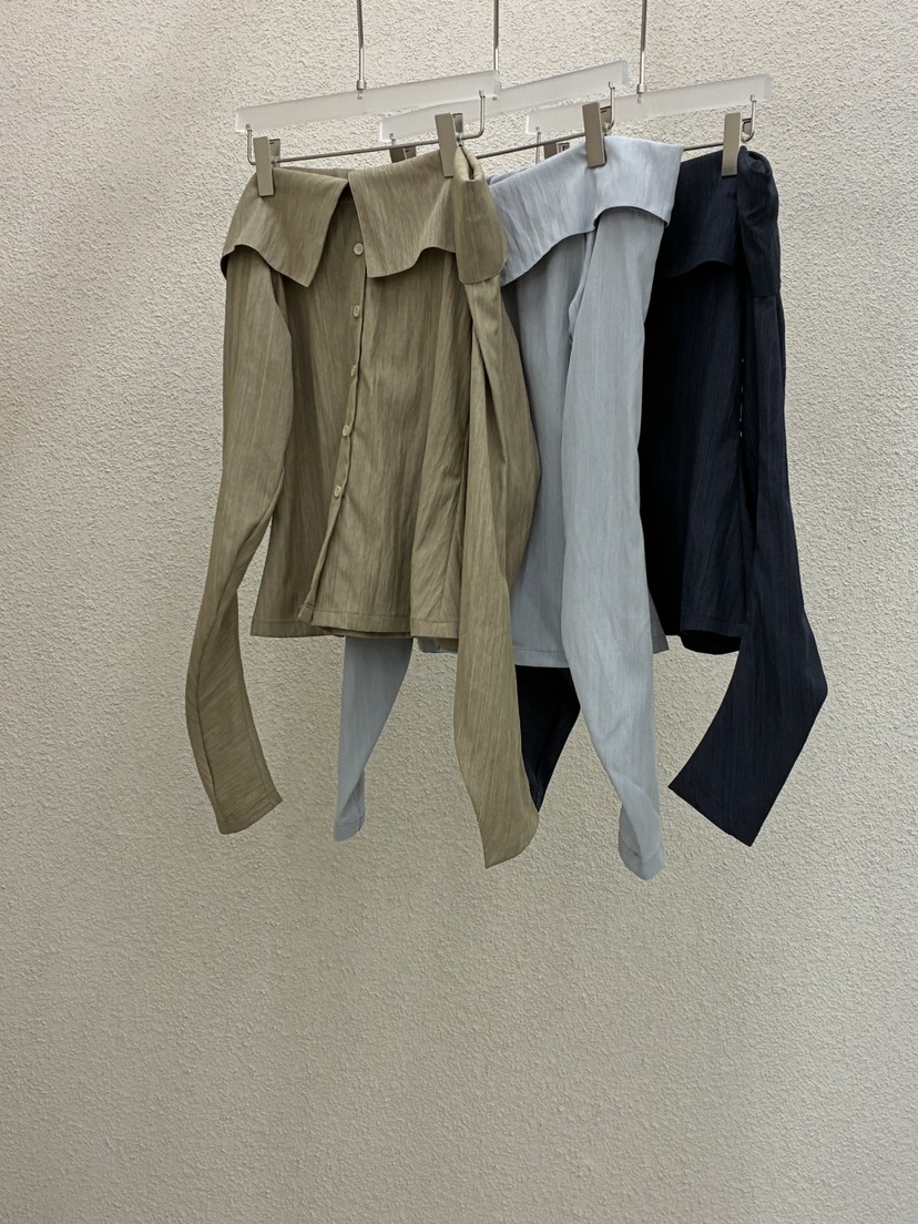 MWE韓國代購女裝新品真品熱賣26春夏人氣休閑時尚襯衫蕾絲衫MWE襯衫/蕾絲衫