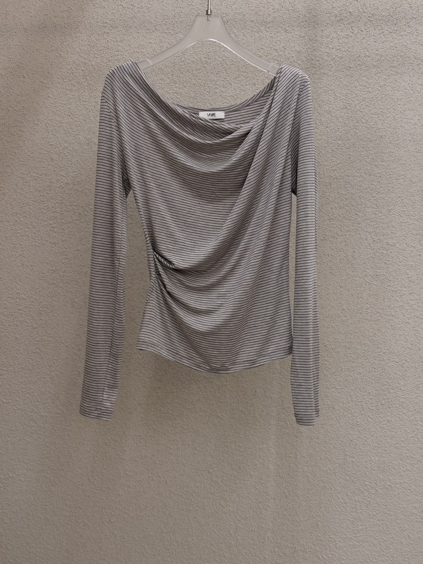 MWE東大門直郵女裝新品熱賣職業真品26春夏時尚推薦長袖T恤MWE長袖T恤圖色2