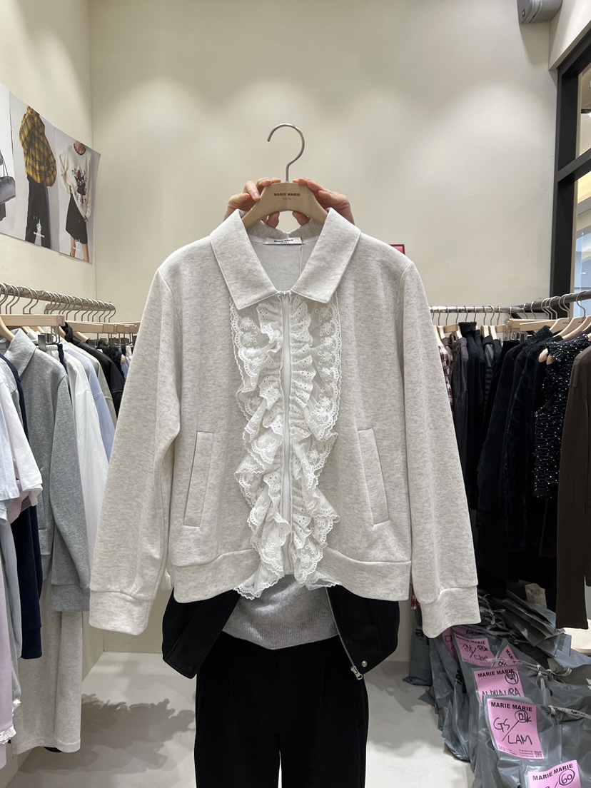 MARIE MARIE韓國直郵女士新款推薦職業真品熱賣夾克褶皺MARIE MARIE夾克圖色1