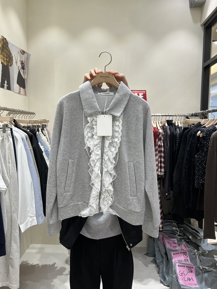 MARIE MARIE韓國直郵女士新款推薦職業真品熱賣夾克褶皺MARIE MARIE夾克圖色2