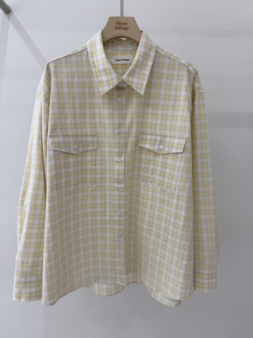 WEAUE SELVAGE韓國直郵女士新款推薦時尚熱賣襯衫蕾絲衫Weave Selvage襯衫/蕾絲衫圖色1