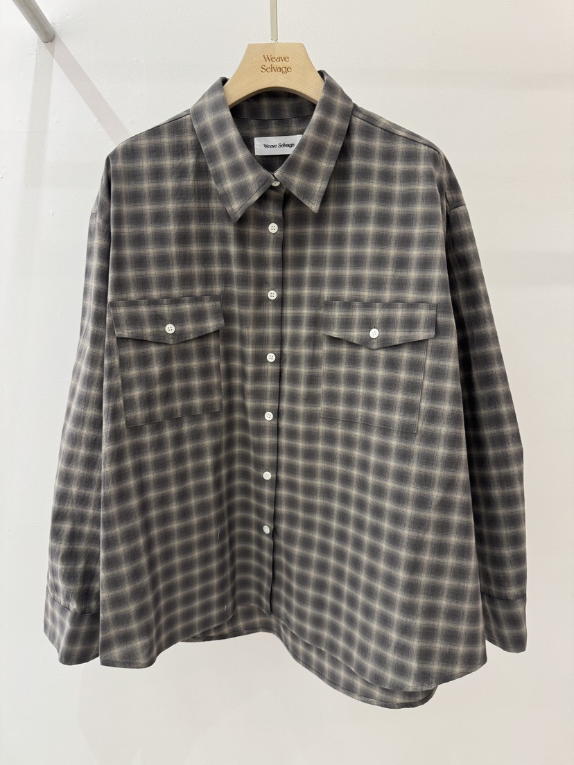 WEAUE SELVAGE韓國直郵女士新款推薦時尚熱賣襯衫蕾絲衫Weave Selvage襯衫/蕾絲衫圖色3