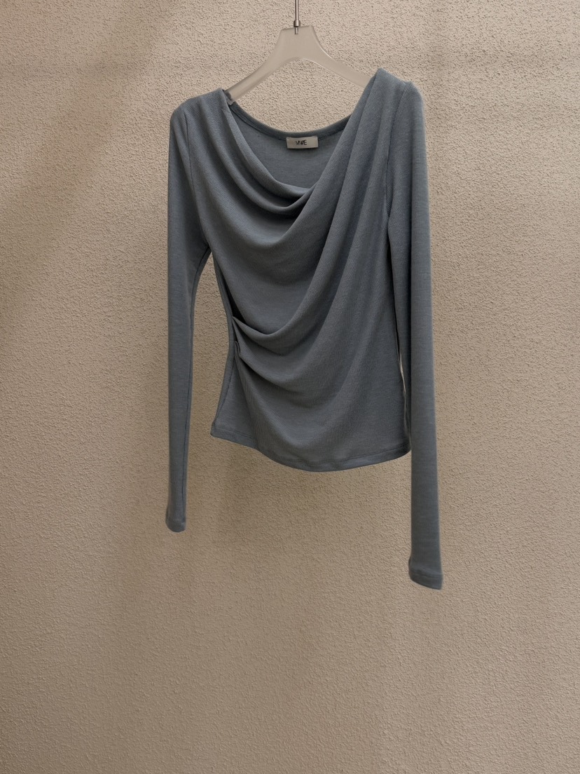 MWE東大門實拍女裝新款時尚推薦休閑熱賣職業真品長袖T恤MWE長袖T恤圖色1