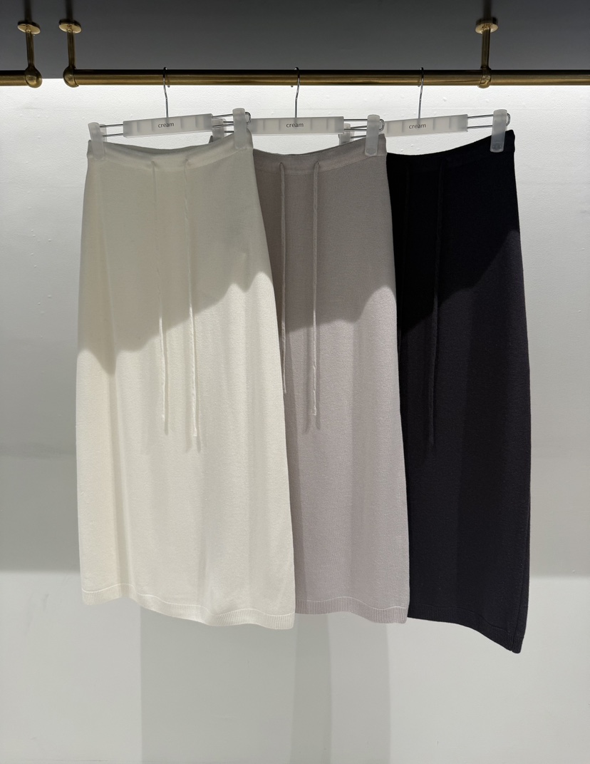 CREAM-P韓國代購女士新款26春夏時尚職業真品推薦長裙絲綢CREAM-P長裙